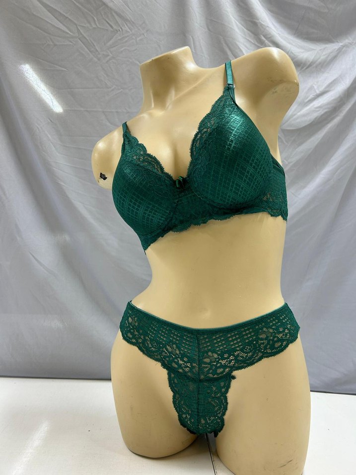 Gri Nakışlı Mini Bohem Sütyen - Görsel 2