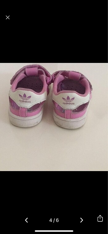 25 Beden pembe Renk Adidas sandalet
