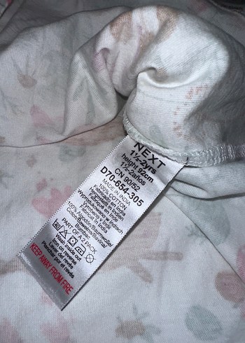 Çiçek Desenli Kız Elbisesi - Görsel 5