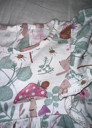 Çiçek Desenli Kız Elbisesi - Görsel 3