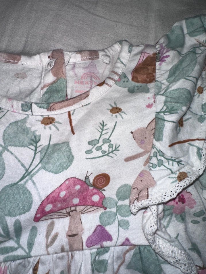 Çiçek Desenli Kız Elbisesi - Görsel 3