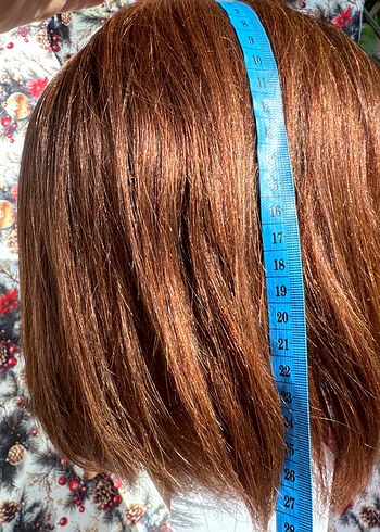 Bob peruk gerçek saç - Görsel 4