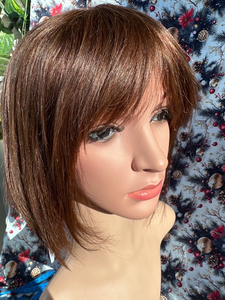 Bob peruk gerçek saç - Görsel 2