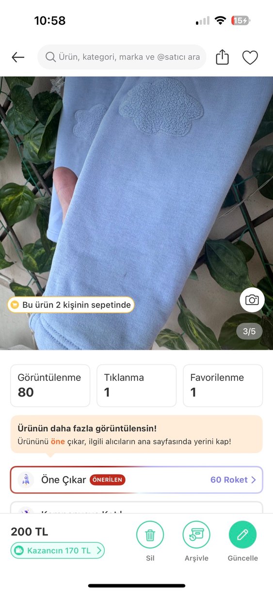 İçi tüylü tayt şardonlu kışlık - Görsel 3