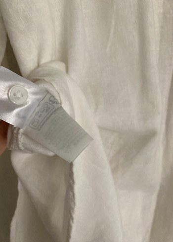 H&M Keten Gömlek - Görsel 4