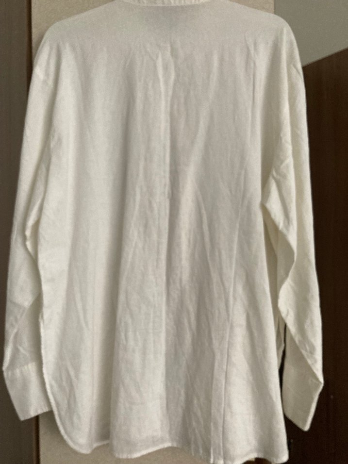 H&M Keten Gömlek - Görsel 3