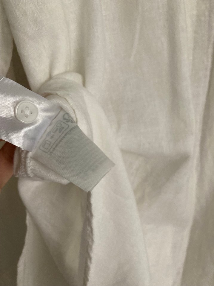 H&M Keten Gömlek - Görsel 4