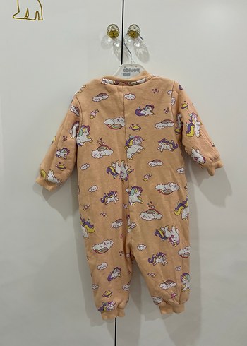 LC Waikiki Unicorn Desenli somon Triko Bebek Tulum