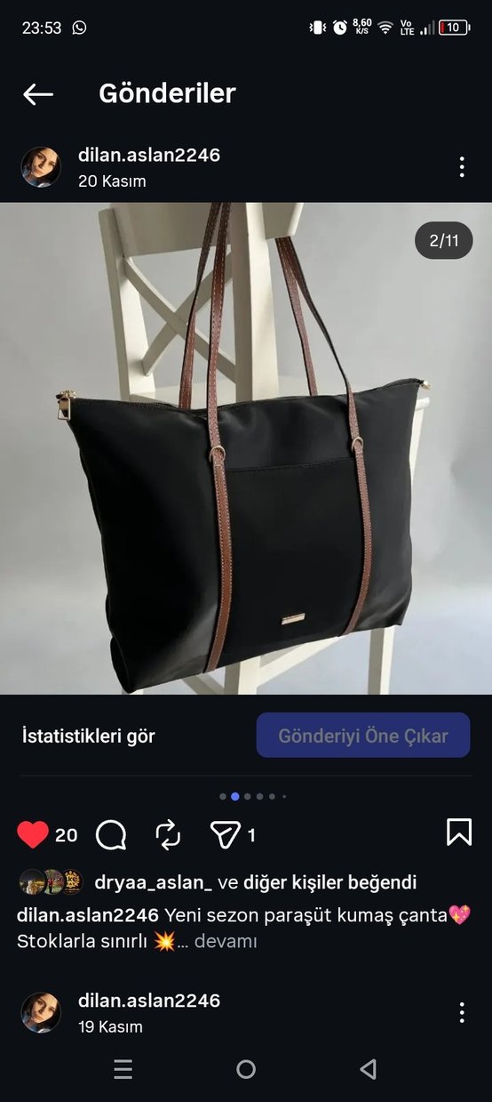 Kahverengi Deri Tokalı Kadın Omuz Çantası - Görsel 2