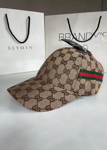 Kahverengi Gucci şapka