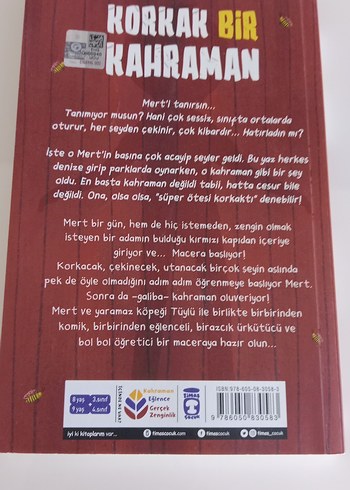  Korkak Bir Kahraman - Çocuk Kitabı