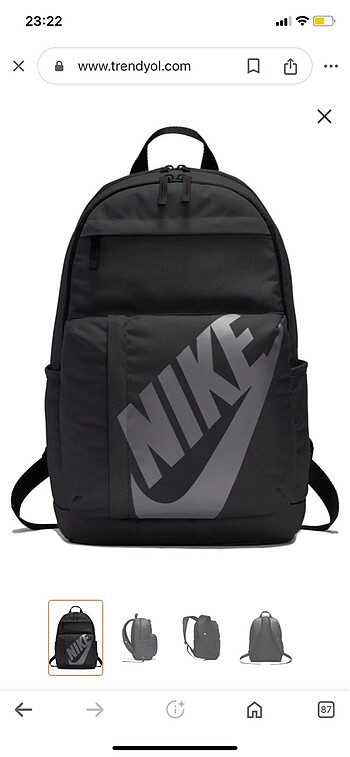 Nike sırt çantası 2 adet