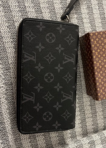 Siyah Deri Fermuarlı Clutch Cüzdan - Görsel 3