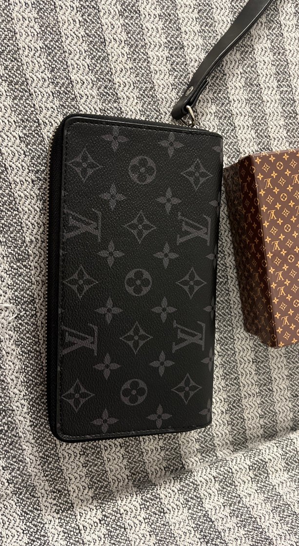 Siyah Deri Fermuarlı Clutch Cüzdan - Görsel 3