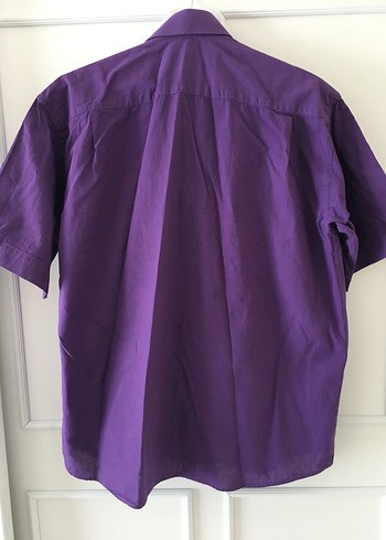 xl Beden Lacoste Mor Keten Erkek Gömlek