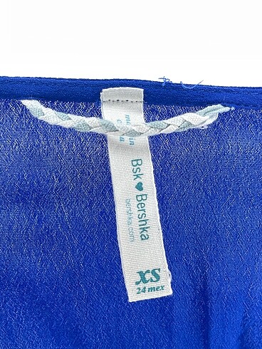 xs Beden mavi Renk Bershka Mini Elbise %70 İndirimli.