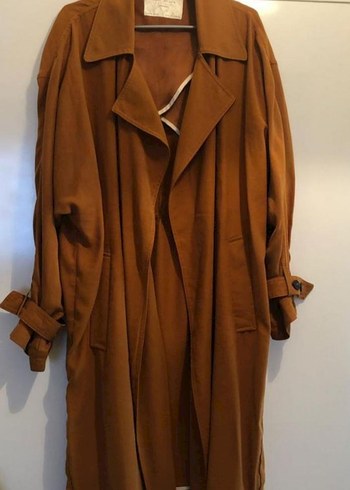 Uzun Salaş Kadın Trençkot - Görsel 5