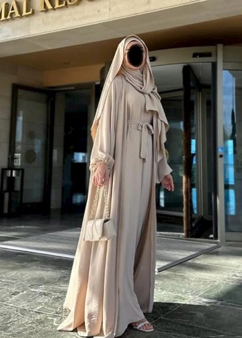l Beden Tesettür Abaya Takımı