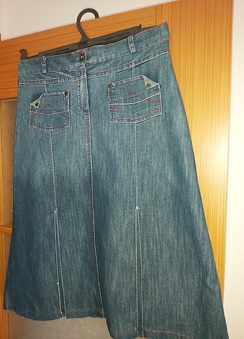Jeans etek - Görsel 3