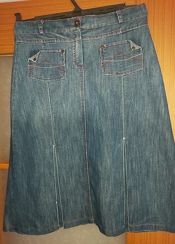 Jeans etek - Görsel 5