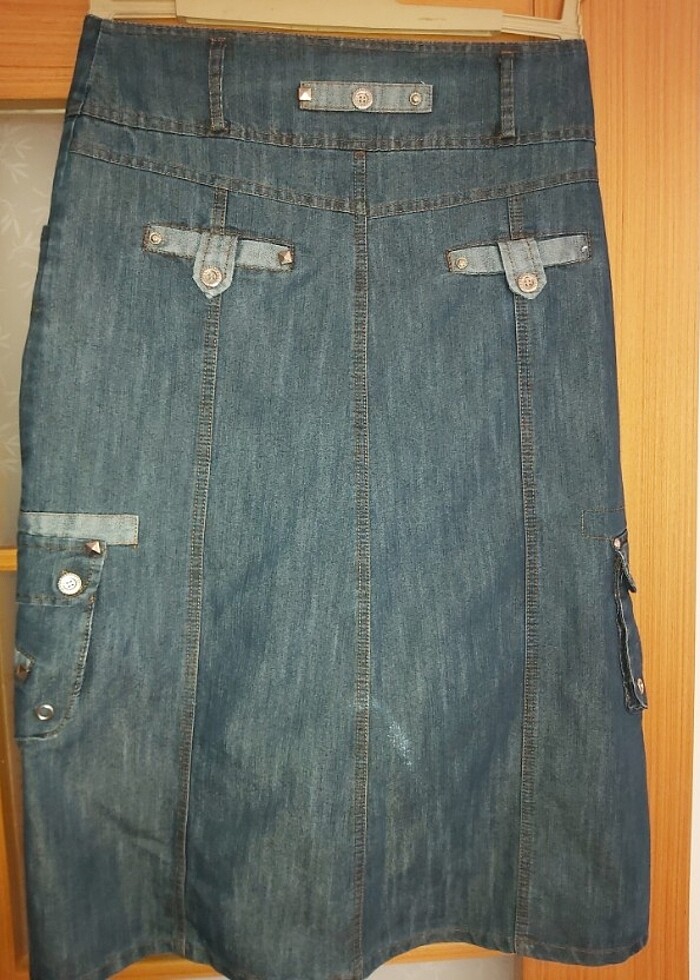 Jeans etek - Görsel 5