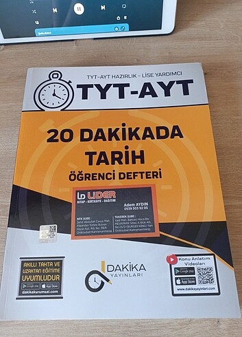 Dakika Yayınları TYT-AYT Tarih Seti