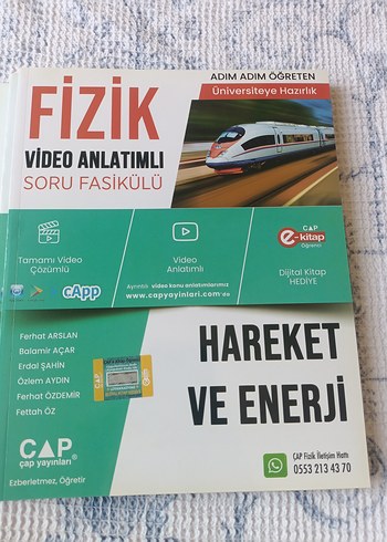 Beden Renk Çap TYT Video Anlatımlı Fizik Fasikül Seti