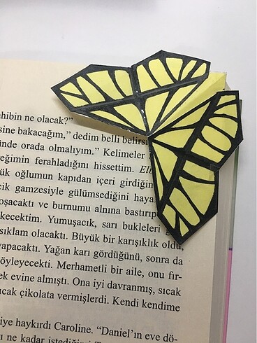  Kelebek Kitap Ayracı