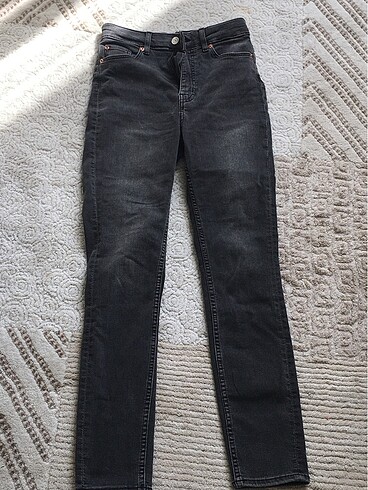 H&M Gri Skinny Pantolon