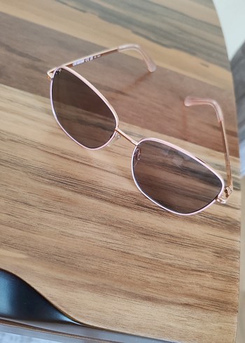 Love moschino Şeffaf Bej Retro Kadın Güneş Gözlüğü - Görsel 5