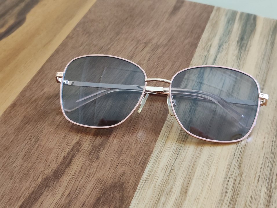 Love moschino Şeffaf Bej Retro Kadın Güneş Gözlüğü - Görsel 2