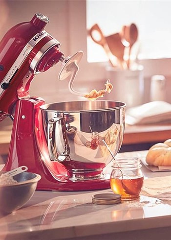 Karaca Kırmızı KitchenAid Mikser ve Aksesuar Seti