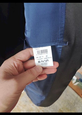 Erkek Takım Lacivert Avva - Görsel 4