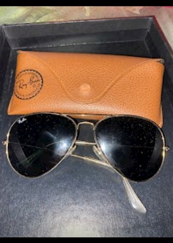 Erkek  Klasik Altın Renkli Rayban Gözlük - Görsel 2