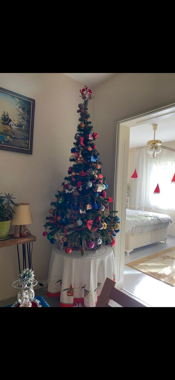 Renkli Yeni Yıl Ağacı ve  Süsleri - Görsel 2