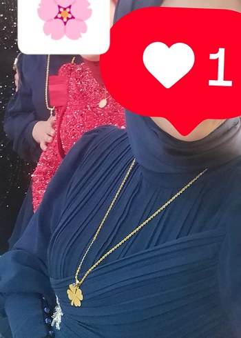 m Beden tesettür astarlı şifon kumaş uzun abiye