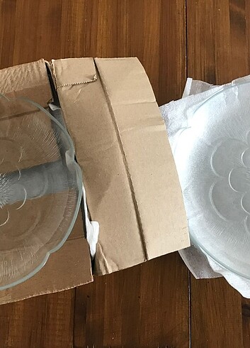 Diğer Çiçekli cam tabak