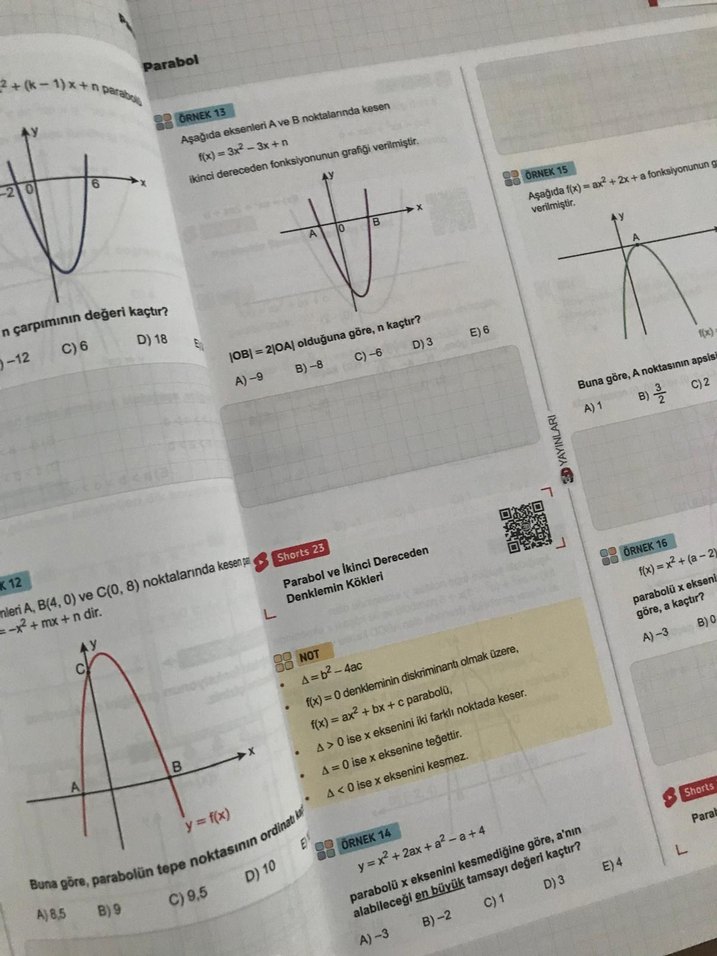 AYT Matematik 3D Video Destekli Defter - Görsel 3