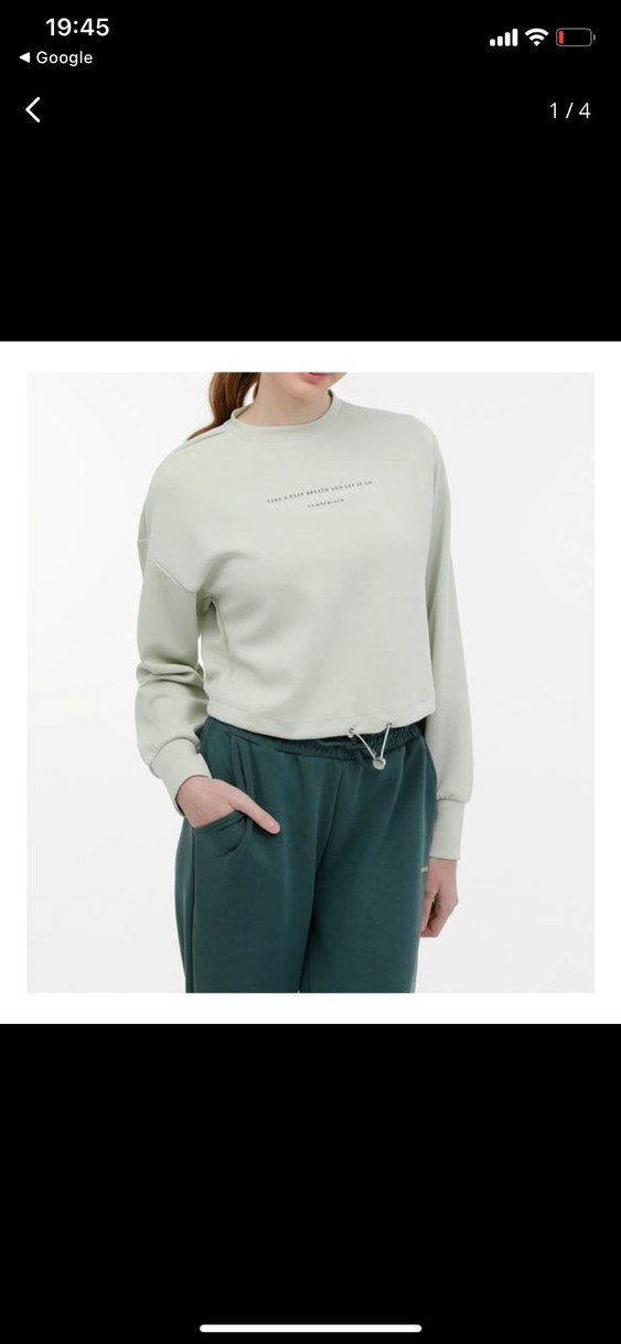 Yeşil Mini Baskılı Lumberjack sweatshirt - Görsel 4