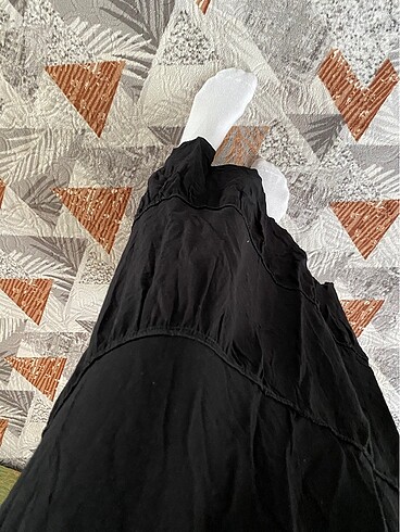 uzun Pinterest eteği siyah - Görsel 3