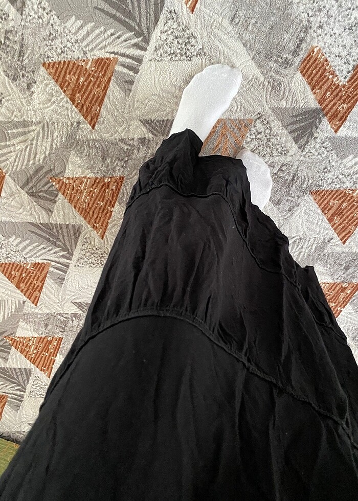 uzun Pinterest eteği siyah - Görsel 3