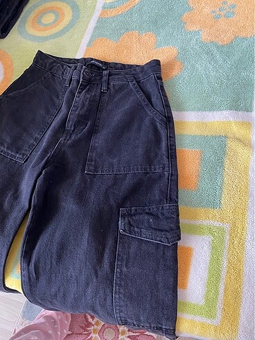 Trendyol & Milla Siyah kargo Pantalon