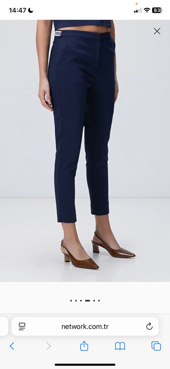 LACİVERT PANTALON - Görsel 4