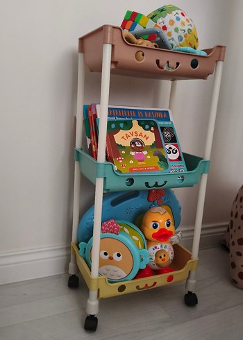 3 Katlı Çocuk Rafı - Görsel 2