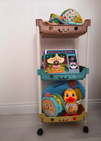 3 Katlı Çocuk Rafı - Görsel 3