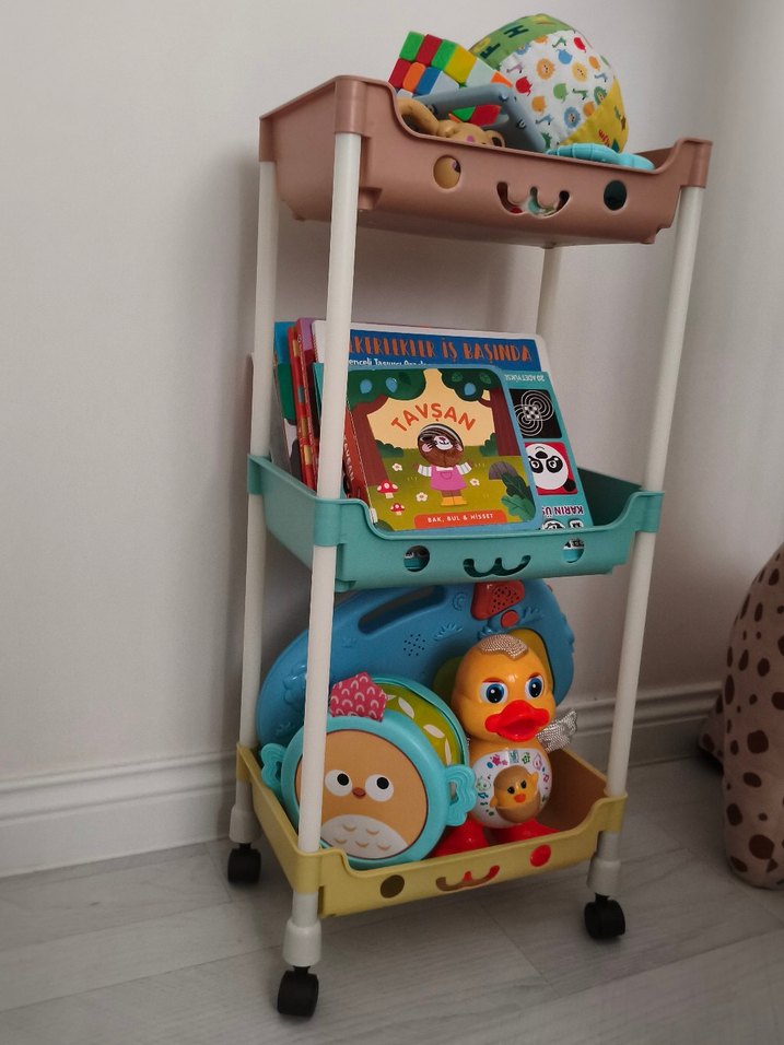 3 Katlı Çocuk Rafı - Görsel 2