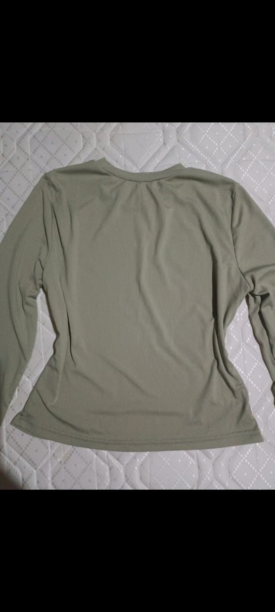 Uzun Kollu Kelebek Baskılı vintige Tişört - Görsel 2