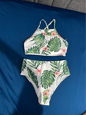 Yüksek bel bikini takımı