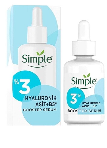 Simple Booster Serum %3 Hyaluronik Asit + B5 Vitamini Derinlemes
