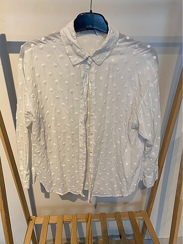 Zara beyaz gömle - Görsel 3